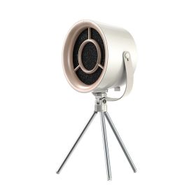 Desktop Kitchen Ventilator Portable Large Suction Kitchen Gadgets (Option: Milky White)